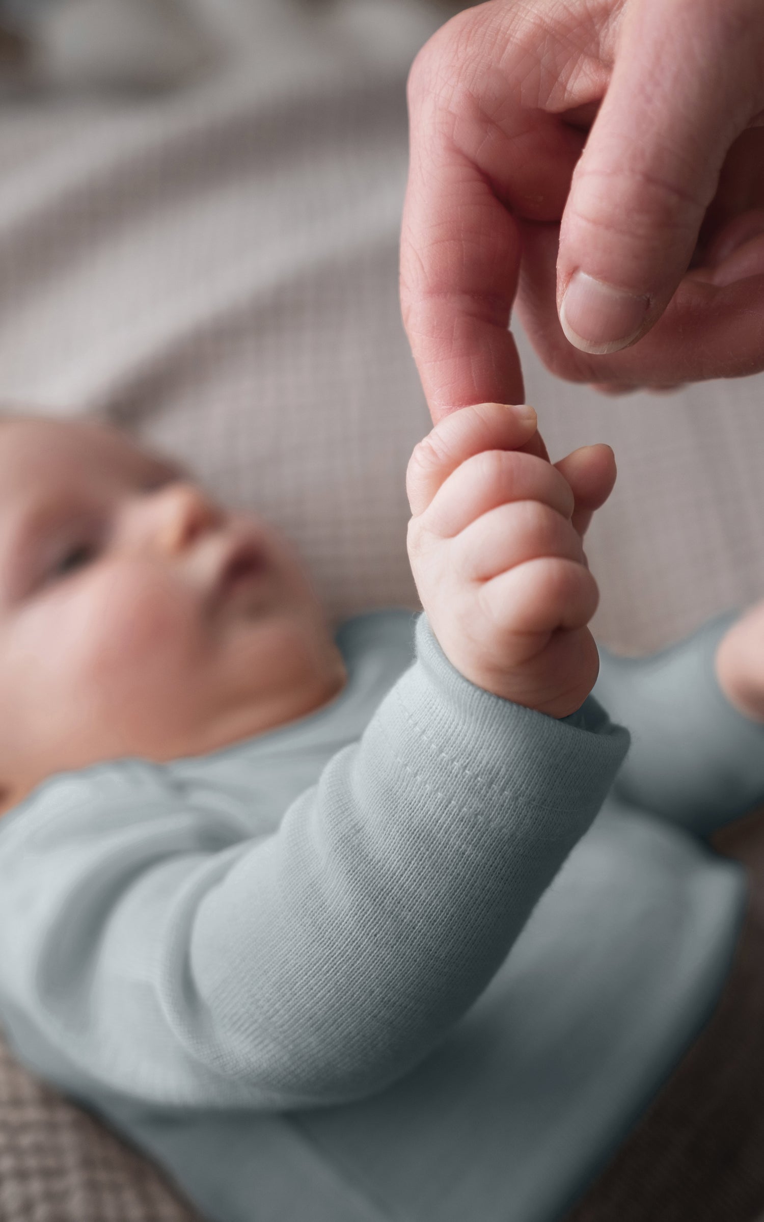 Merino/Silk Long-Sleeved Baby Onesie
