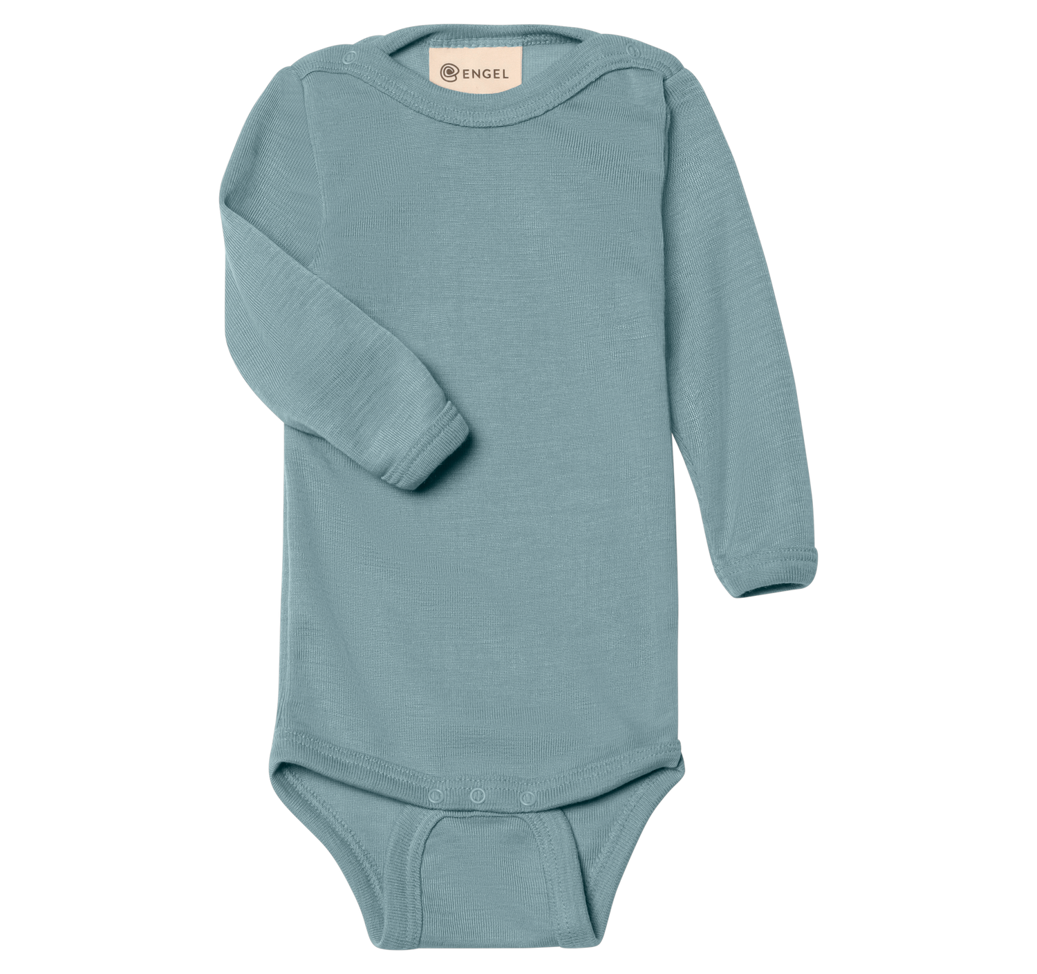 Merino/Silk Long-Sleeved Baby Onesie