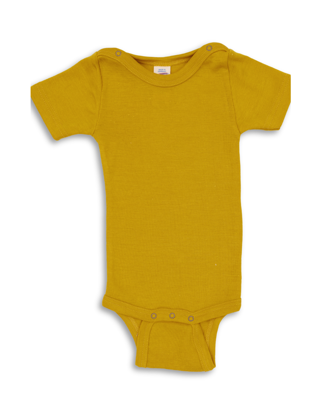 Merino/Silk Short-Sleeved Baby Onesie